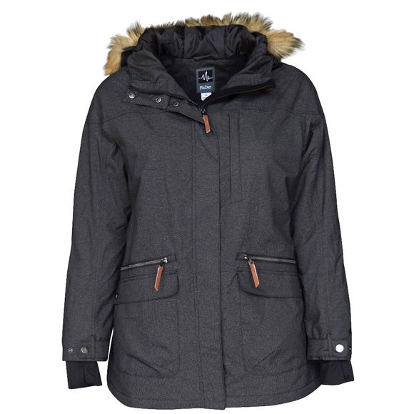 plus size parka coats